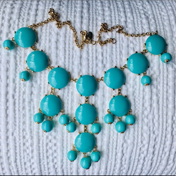 Teal Bubble Statement Necklace - Picture 1 of 1